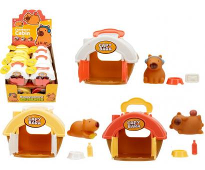 Capybara v domčeku 8x11cm