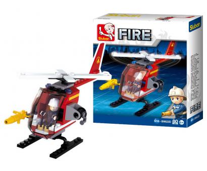 Stavebnica Hasiči Helikoptéra 80ks