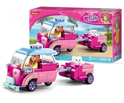 Staveb.Girls Dream/Auto s mačkou