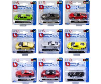 Bburago 1:64 Model assort 72ks v dbx