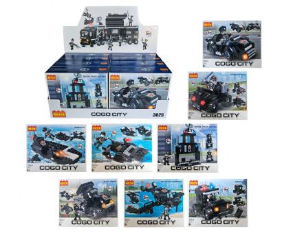COGO CITY Policajná sada set mix