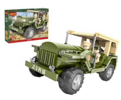 COGO WORLD MILITARY Vojenský jeep 388ks