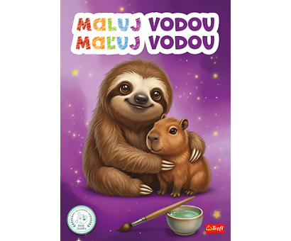 Omaľovanka Maľuj vodou Kapibara a syseľ