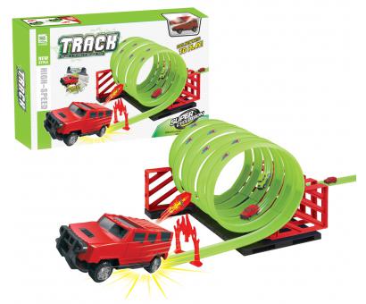 Vystrelovacia dráha s autíčkami a trojit
