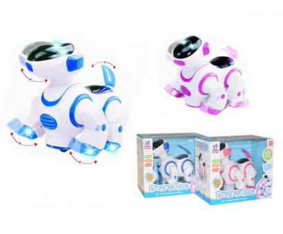 Tancujúci pes/robot, svetlo, zvuk