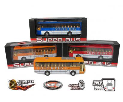 Autobus PULL BACK svetlo, zvuk
