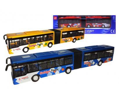 Kovový autobus harmonika 1:43