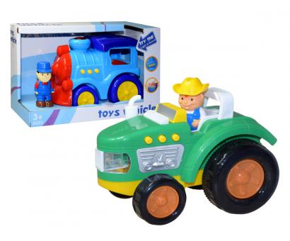 Lokomotíva / traktor s panáčikom sv., zv