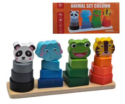 Pyramídy zvieratká 4ks