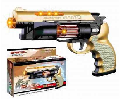 Pištoľ so svetlom a zvukom