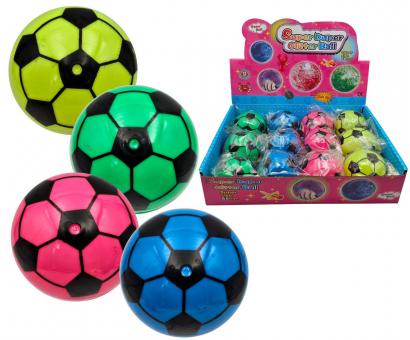Skákacia lopta - futbalka 6,5cm 9 ks