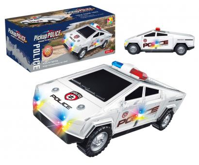 Policajný pick-up s hudbou a svetlami