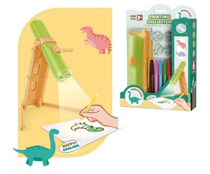 Projektor s fixami - dinosaurus