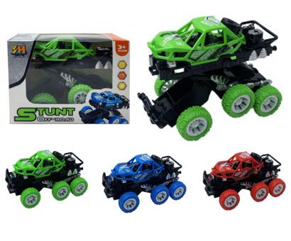 6-kolesové auto na zotrvačník