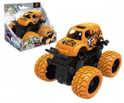 Auto 4WD na zotrvačník oranžové