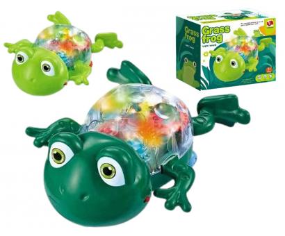 Žabka na baterky, svetlo