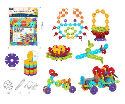 DIY stavebnica - vločky, 100ks