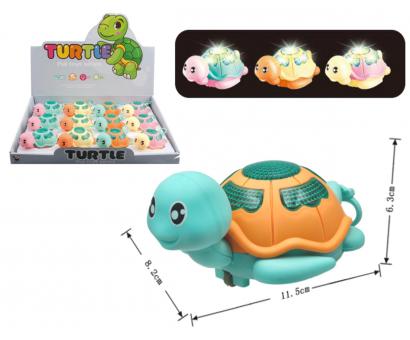 Korytnačka na baterky, svetlo