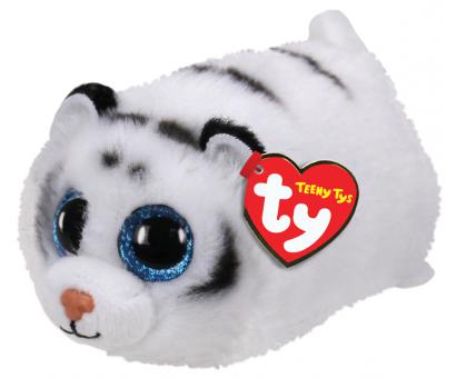 Ty plyš guľka - biely tiger 10cm